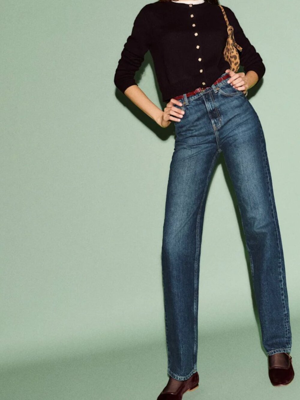 The Reformation Wilder High Rise Wide Leg Jeans Size 26